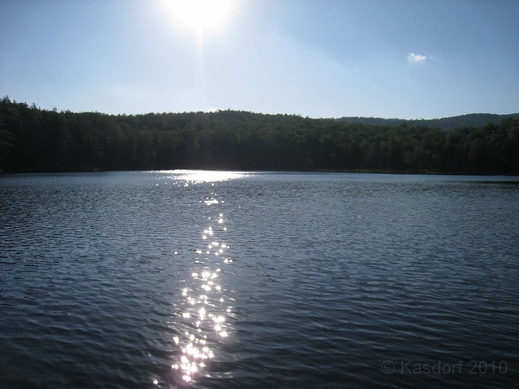 Elwell Trail NH 2010 350.jpg - As the sun starts to go down I make it back to the final trail leading back to the parking lot and head for the hotel.